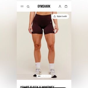 Gymshark Women's Adapt Fleck X Whitney
Seamless Shorts
Cherry Purple/Rich Maroon